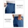 Runcati Mens Stretch Golf Pants 30″/32″/34″ Dress Work Slacks(Navy)