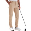 Runcati Mens Stretch Golf Pants 30″/32″/34″ Dress Work Slacks(Khaki)